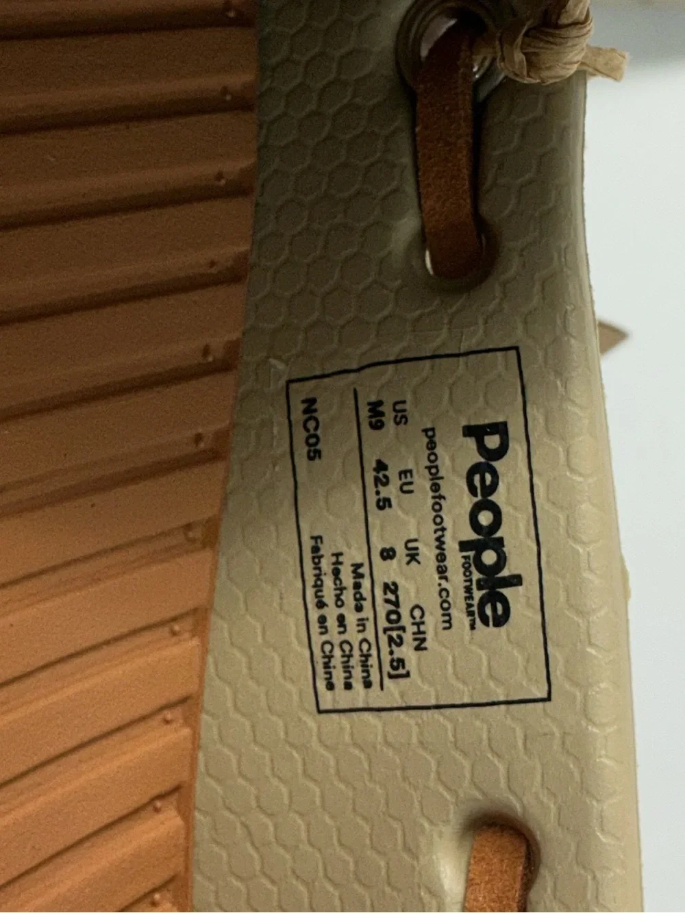 Footwear Men’s Khaki Boat Shoes with Tan Laces
